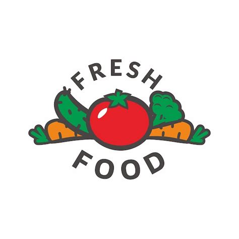 Premium Vector | Fresh food vector logo