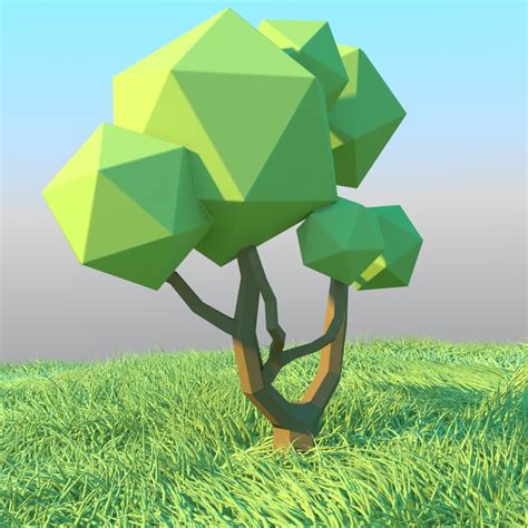 Low poly tree Download Free 3D models