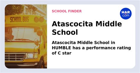 Atascocita Middle School - HAR.com