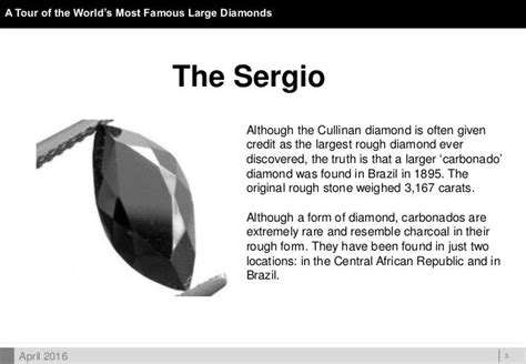 The world's most famous large diamonds