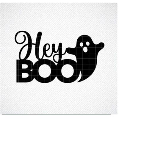 Halloween Cake Topper SVG, Hey Boo SVG, Ghost Cake Topper SV - Inspire Uplift