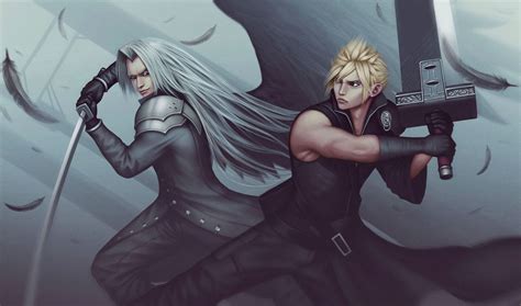 Cloud Strife vs Sephiroth, Kazbek Dzasezhev on ArtStation at https ...