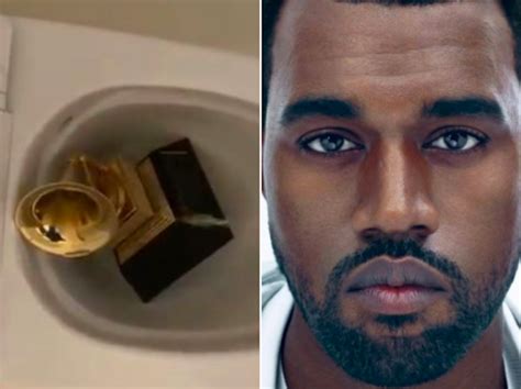 Kanye West urinates on one of his 21 Grammy Awards in viral video