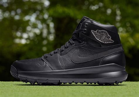 Jordan 1 Golf Shoe Black Leather Release Date | SneakerNews.com