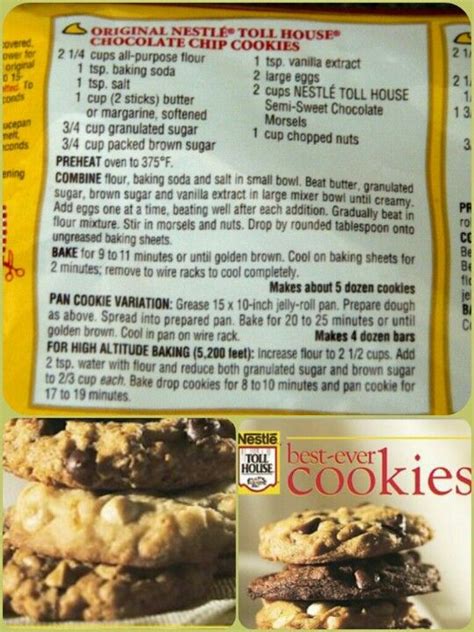 How to Make Printable Nestle Chocolate Chip Cookie Recipe