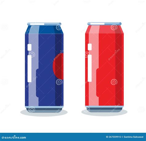 Cola Can Isolated Vector Illustration Stock Vector - Illustration of canned, cola: 267559915