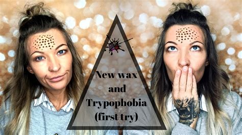 trypophobia makeup (first try) - YouTube