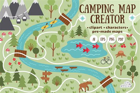 Campground Map Template