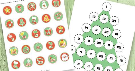 Free Printable Advent Calendar for Kids | Sunny Day Family