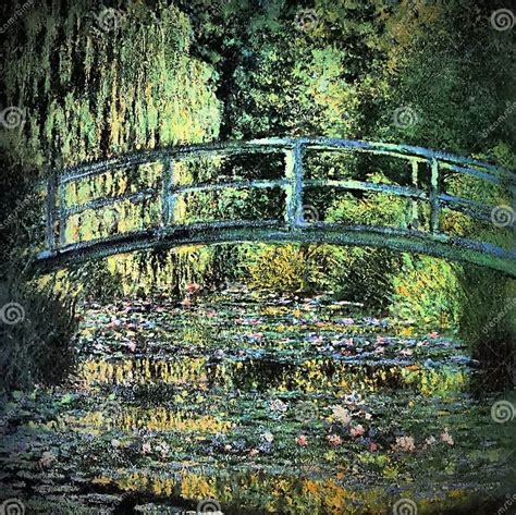 Claude Monet, Water Lilies and Japanese Bridge Editorial Photography ...