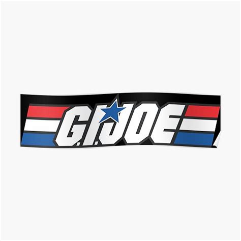 "Gi Joe Logo" Poster by aliberalino | Redbubble