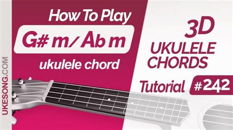 Cm chord ukulele. Learn to play C minor chord on ukulele. | Ukesong