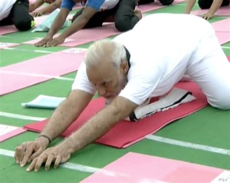 PM Narendra Modi leads second International Yoga Day celebrations