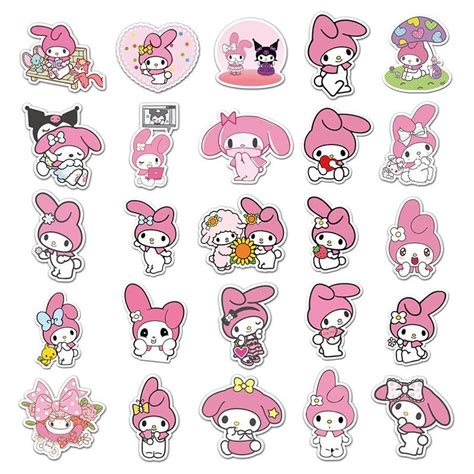 Cute Kawaii My Melody Stickers Cute Melody Stickers for - Etsy