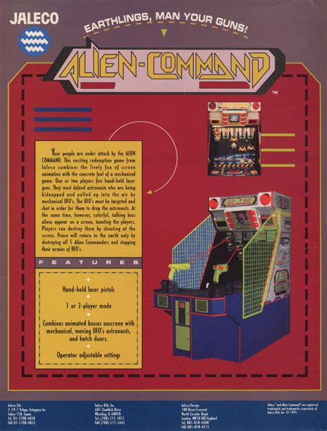 Alien-Command (1993) | Arcade, Game boy, Sega genesis