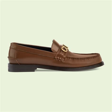 Men's 'Gucci' loafer in brown leather | GUCCI® US