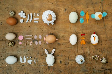 Easter decoration with animals out of egg shells. | LOOK WHAT I MADE ...