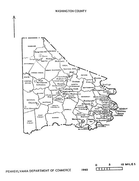 PA State Archives - MG-11 - 1861 Washington County Map