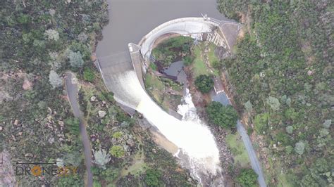 Dam Overflow Spillway Flowing after weeks of California Rain - YouTube