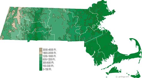 Massachusetts Map