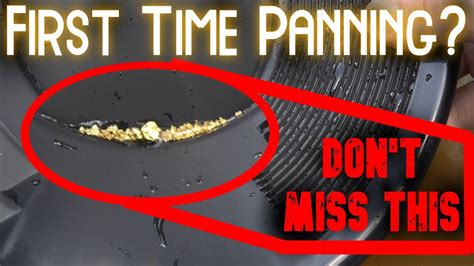 Gold Panning for Beginners - YouTube