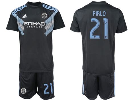 New York City 2018/19 #21 PIRLO Away Black Authentic Jersey