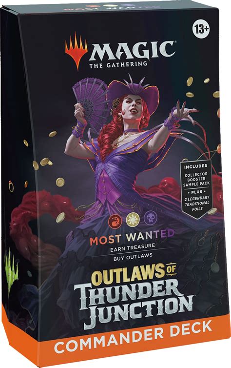 Best Buy: Wizards of The Coast Magic: The Gathering Outlaws of Thunder Junction Commander Deck ...