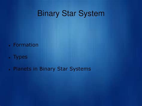 Binary Star System Andriy Razinkov ppt download