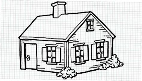 Farm House Drawing at GetDrawings | Free download