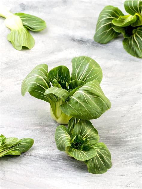 Fresh Pak-choi Salad on an Old Worn Table Stock Photo - Image of pakchoi, fresh: 173864370