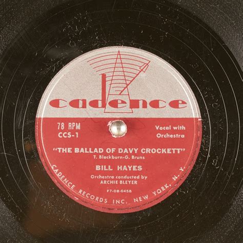 "THE BALLAD OF DAVY CROCKETT" : BILL HAYES : Free Download, Borrow, and ...