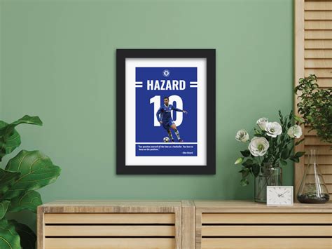 Eden Hazard Chelsea Football Club Quote Painting - Tenorarts