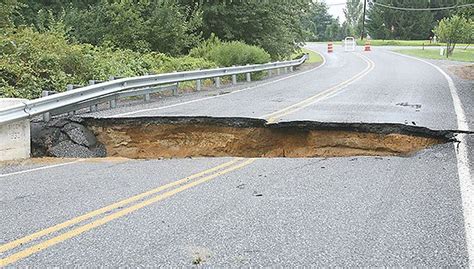 Many flood-damaged roads in Salem County, especially in the Pittsgrove area, will remain closed ...