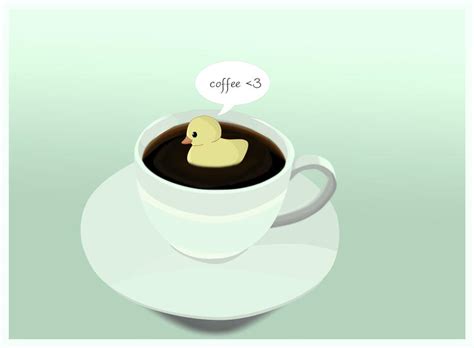 coffee duck by marii85 on DeviantArt