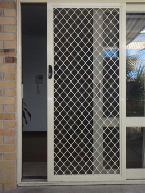 Diamond Grille Security Doors plus Flyscreens | Security screen ...