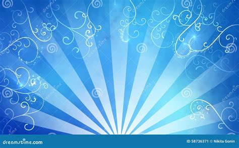 Blue Fancy Background Stock Illustration - Image: 58736371