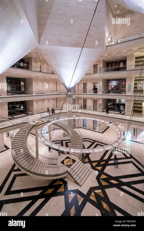 Interior view of Museum of Islamic Art in Doha Qatar Stock Photo - Alamy