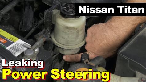 2004 Nissan Titan Power Steering Leak - YouTube