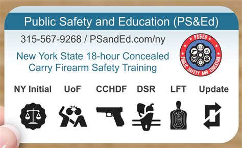 New York State Concealed Carry Firearm Safety Training - PS&Ed - Public ...