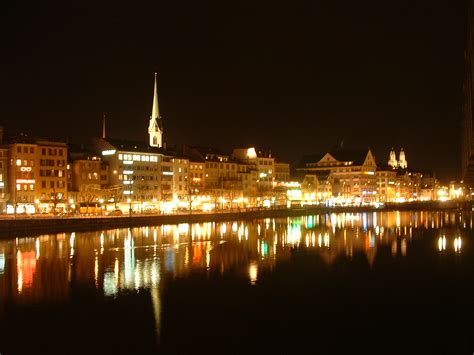 Zurich Switzerland Night by mwdialer on DeviantArt