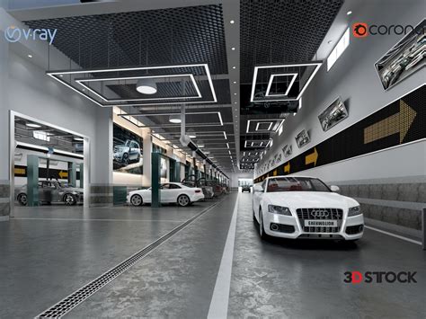 Parking Lot Model - 3D Stock : 3D Models for Professionals