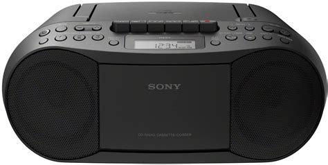 Sony CFD-S70 Portable CD Cassette Boombox Player with Radio Stereo RMS output with Mega Bass ...