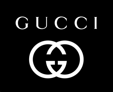 Gucci Logo Brand Symbol With Name White Design Clothes Fashion Vector Illustration With Black ...