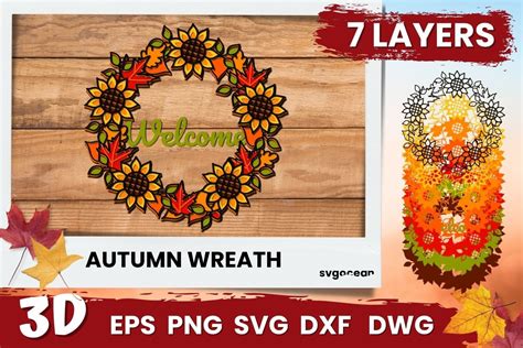 3D Welcome Wreath Svg Graphic by SvgOcean · Creative Fabrica