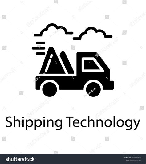 Freight Transport Logistics Delivery Shipping Truck Stock Vector (Royalty Free) 1140629492 ...