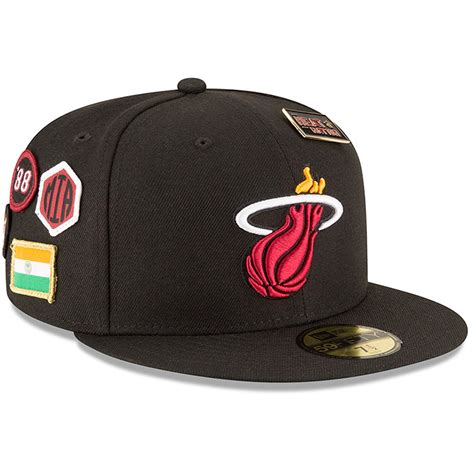 Miami Heat New Era 2018 Draft 59FIFTY Fitted Hat - Black