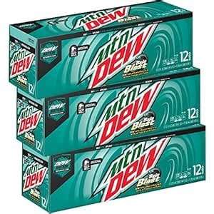 Amazon.com : Mountain Dew Baja Blast, 12 oz Cans (Pack of 36) : Grocery ...