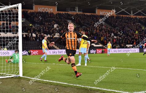 Jarrod Bowen Hull City Celebrates Scoring Editorial Stock Photo - Stock ...