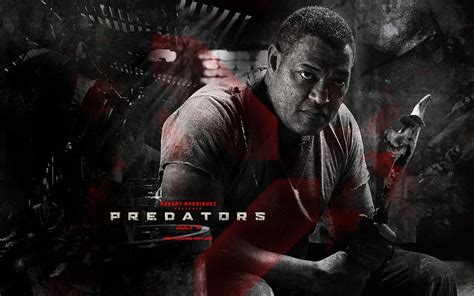 Laurence Fishburne as Noland: Predators - Greatest Props in Movie History