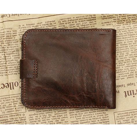 Handmade Crazy Horse Leather Wallet-leather Wallet-men Wallet-leisure Wallet-personality Wallet ...